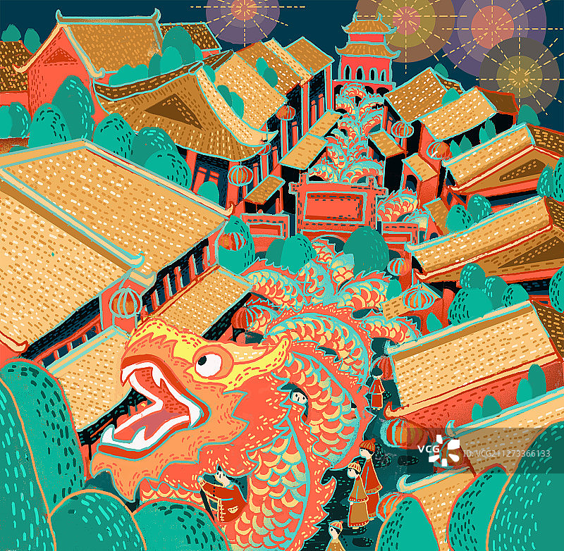 舞龙图片素材