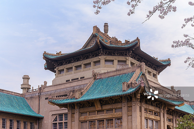 武汉大学樱花图片素材