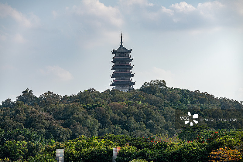 佛山雷岗公园魁星阁图片素材