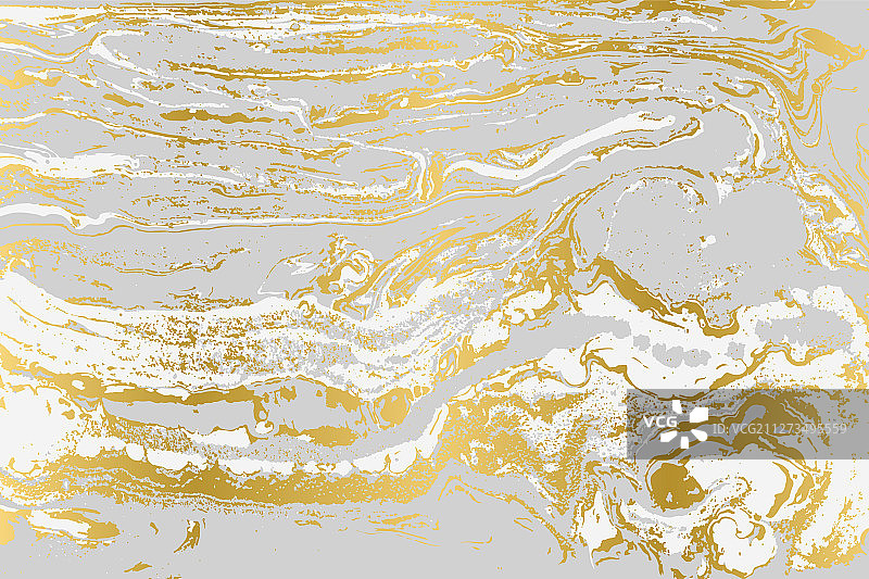 灰色和金色玛瑙波纹图案图片素材