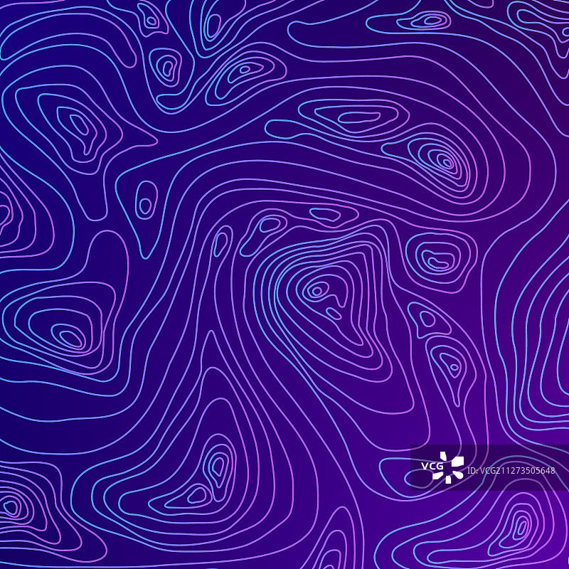 蓝色地形浮雕轮廓制图图片素材