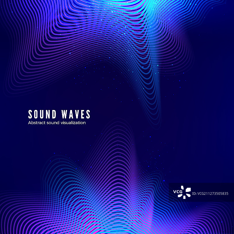 抽象色彩音乐专辑封面能量音效图片素材