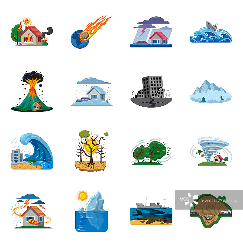 自然与灾害标志设计图片素材