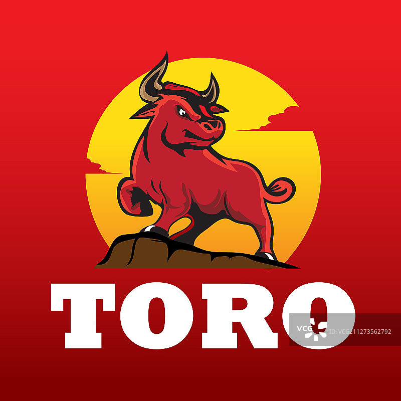 公牛标志图片素材