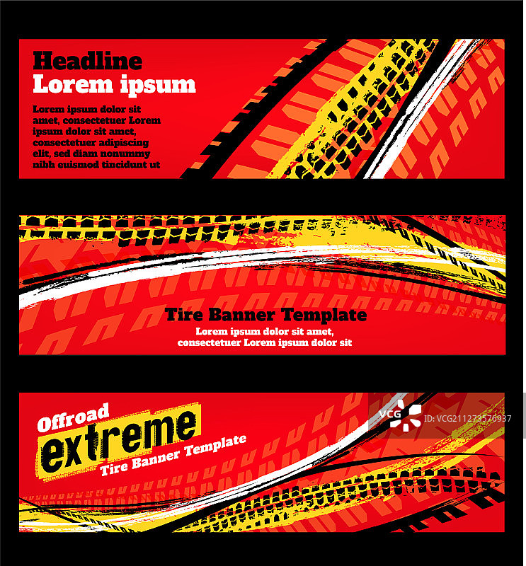 轮胎痕迹banner图片素材