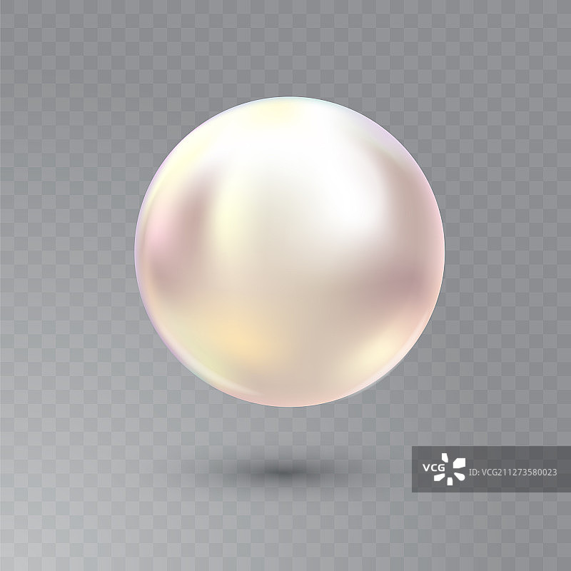 单个闪亮白色鹅卵石图片素材