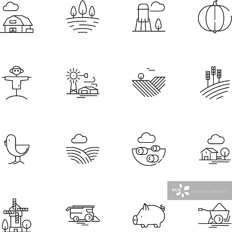 农场图标农业物体农业农场图片素材