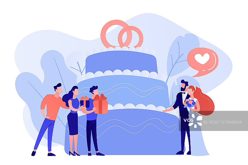 婚礼派对概念图片素材