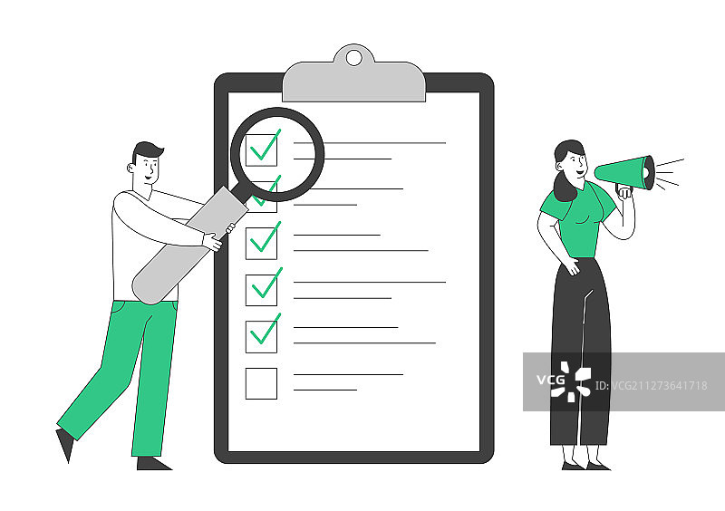 戴着巨型放大镜手表的商人图片素材