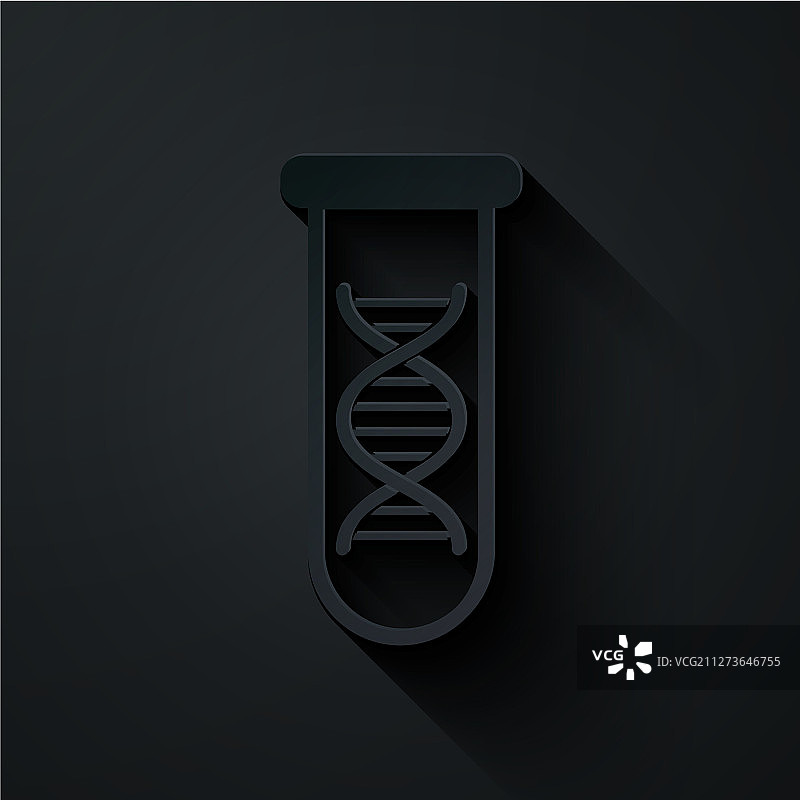 剪纸DNA研究搜索图标图片素材