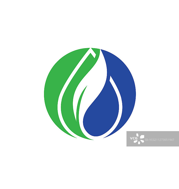 抽象水滴logo标志符号图片素材