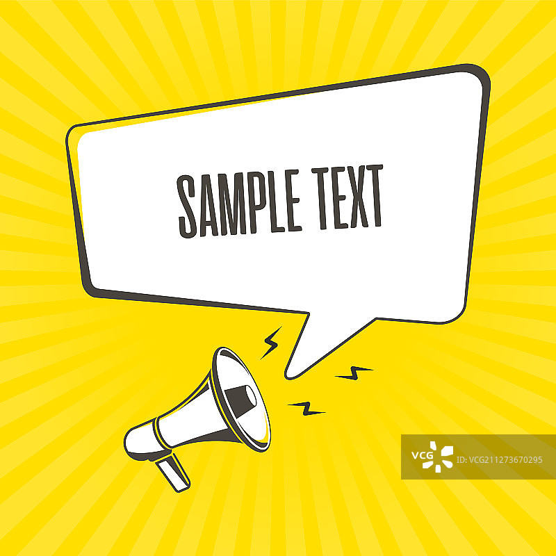 带语音气泡的喇叭图片素材