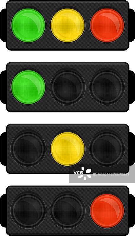 LED交通灯图片素材