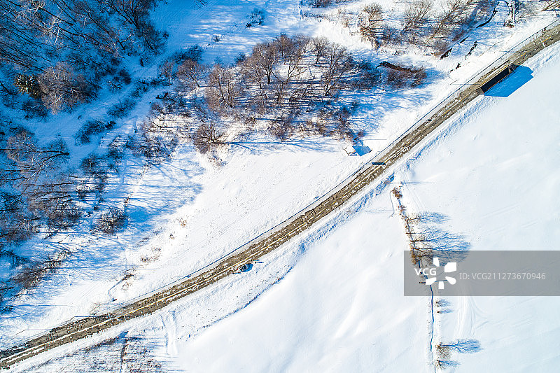 冬季雪景图片素材