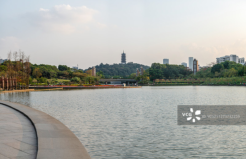佛山市千灯湖活水公园图片素材