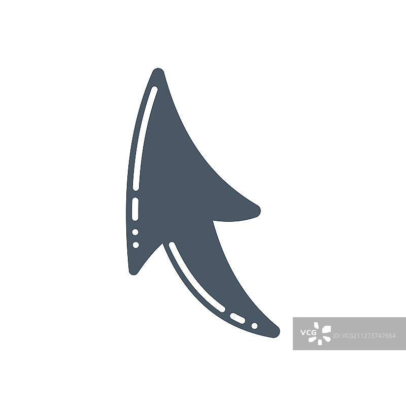 卡通风格手绘箭头设计套装图片素材