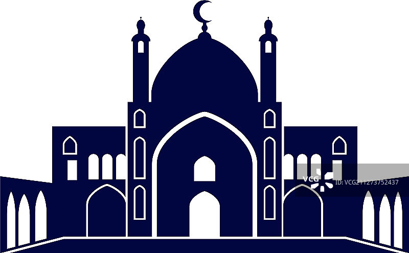 清真寺标志设计模板图片素材