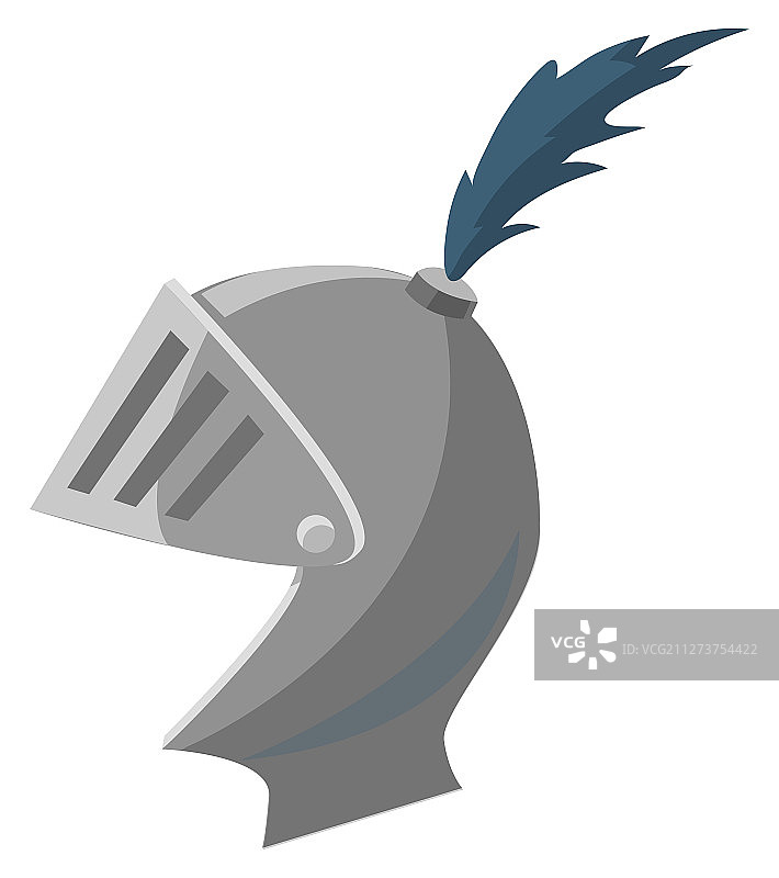 带羽毛的骑士头盔面具图片素材