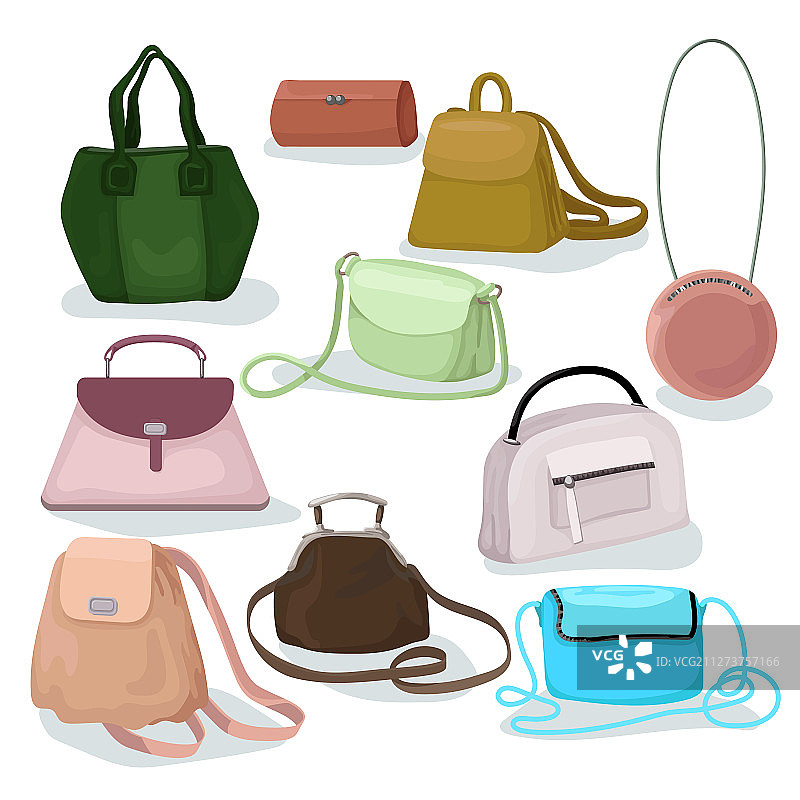 时尚女士手提包潮流皮革图片素材
