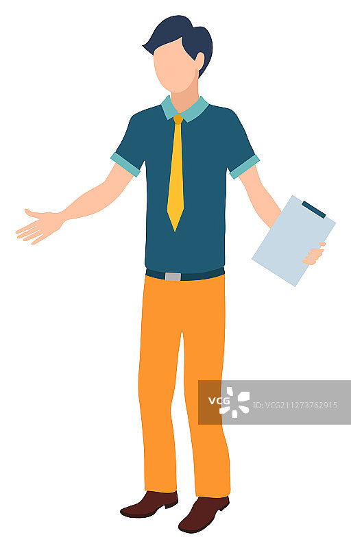 工作中应对任务的男助手秘书图片素材