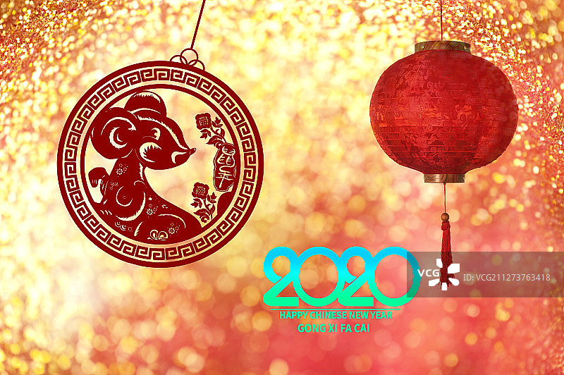2020鼠年新年春节图片素材