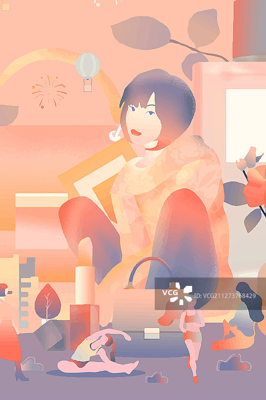 精彩女生节图片素材