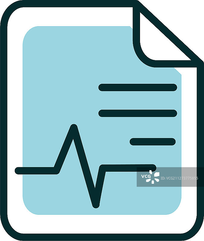 文档心肺设备医疗图标图片素材