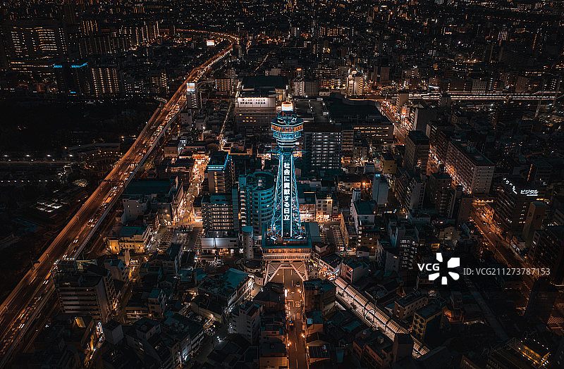大阪通天阁图片素材