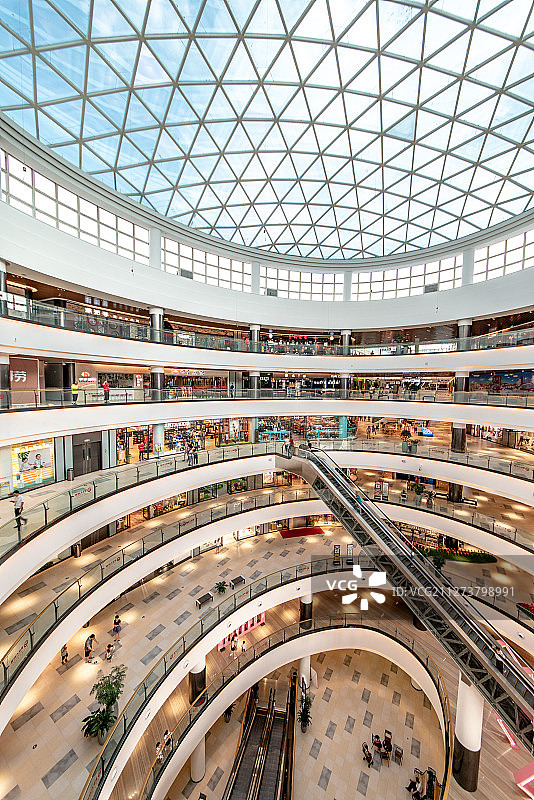 银川建发大阅城内景图片素材