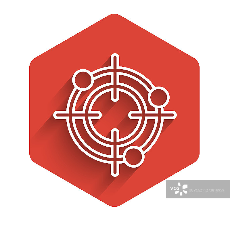 白色线条射击比赛运动靶图片素材