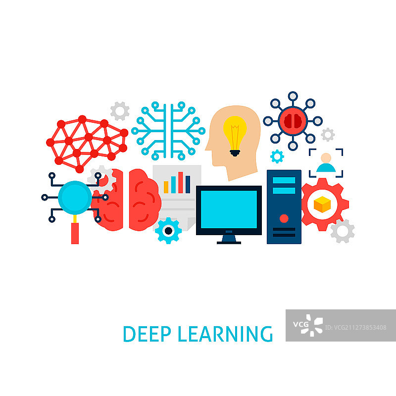 深度学习概念图片素材