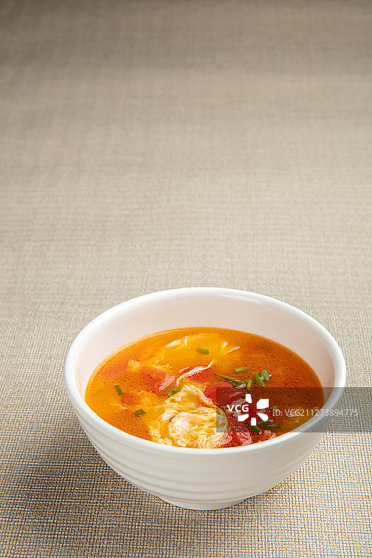 番茄蛋汤图片素材