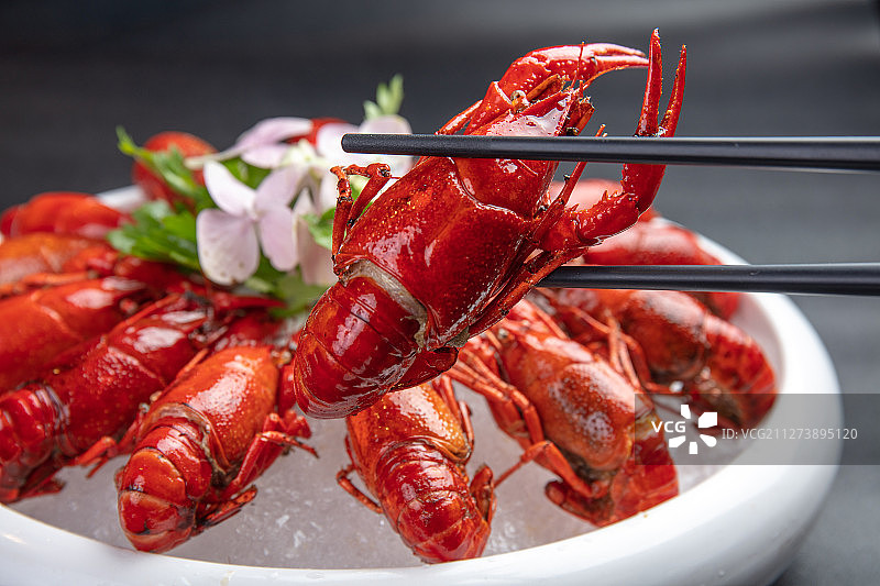冰镇小龙虾图片素材