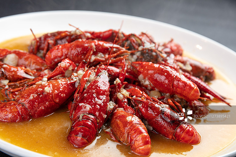 蒜蓉小龙虾图片素材