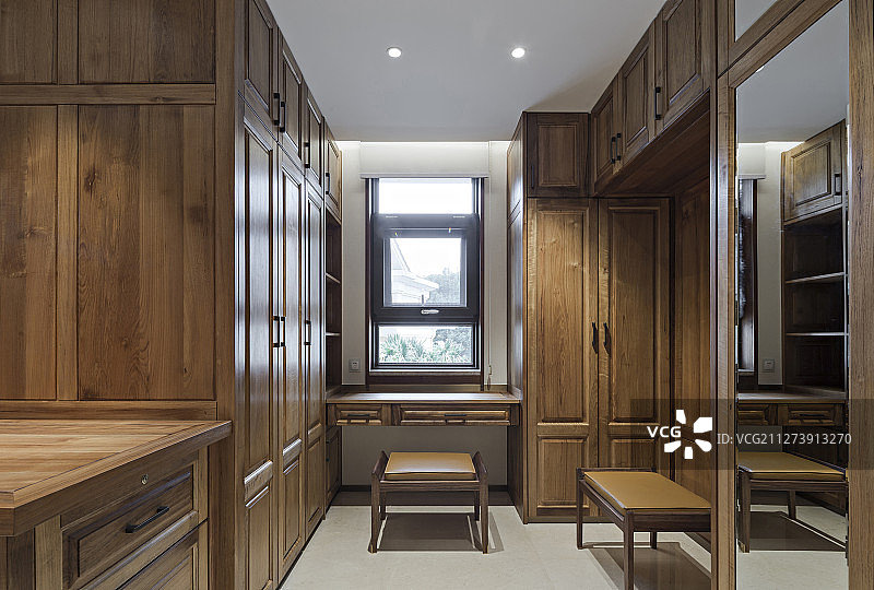 衣物间收纳空间图片素材