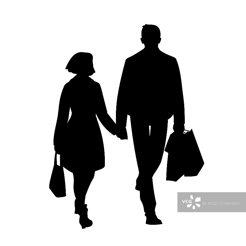 男子和女子一起搬运包裹图片素材