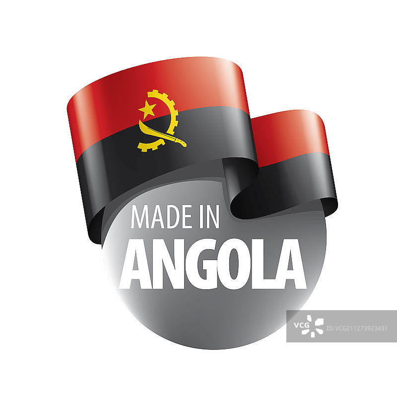 安哥拉国旗上有白色图片素材