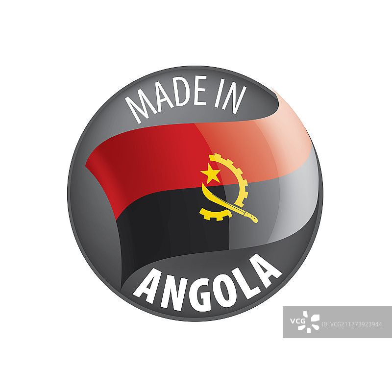 安哥拉国旗上有白色图片素材
