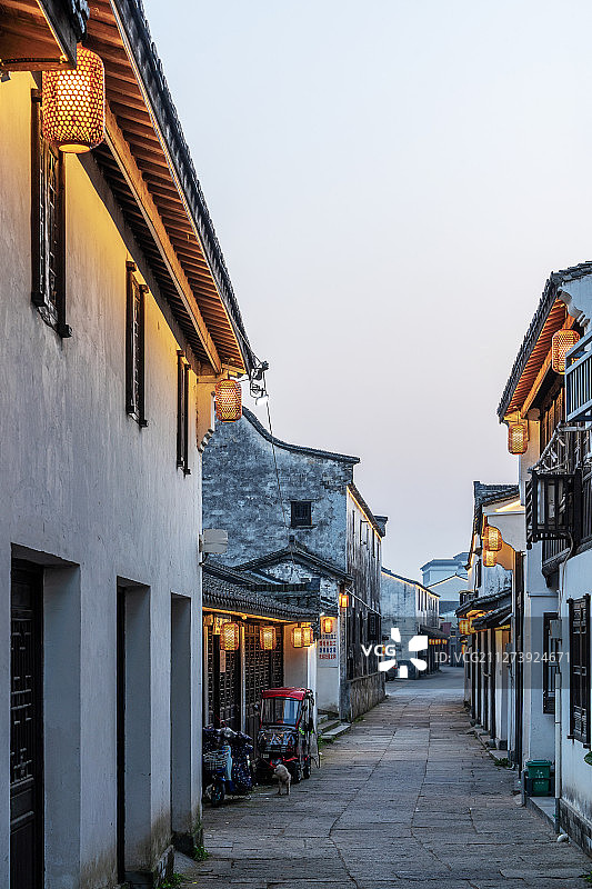 绍兴诸暨枫桥古镇图片素材