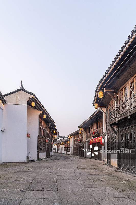 绍兴诸暨枫桥古镇图片素材