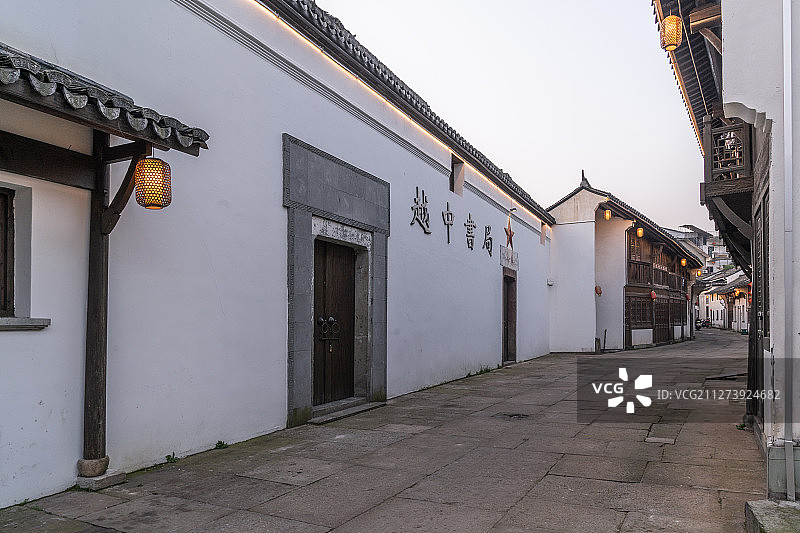 绍兴诸暨枫桥古镇图片素材