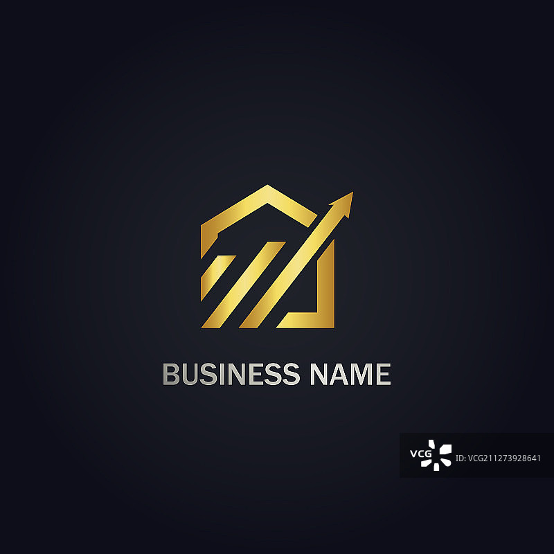 房地产箭头Logo图片素材