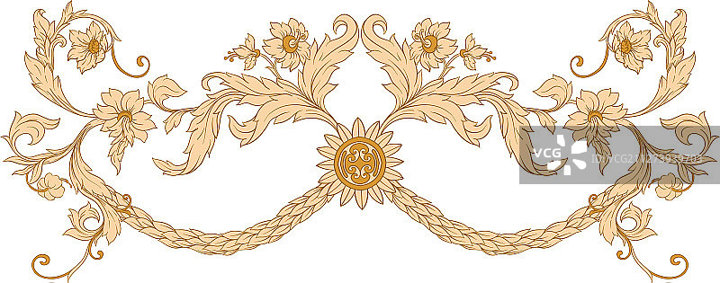 巴洛克洛可可维多利亚风格元素图片素材