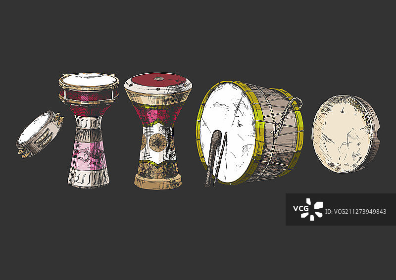 近东打击乐器图片素材