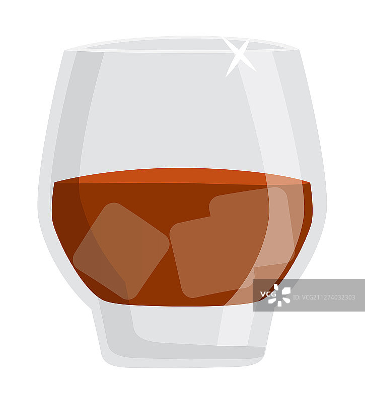 朗姆酒白兰地或黑威士忌酒图片素材