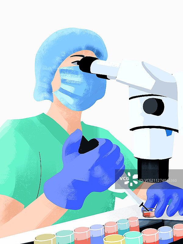 疫苗研究白底2图片素材