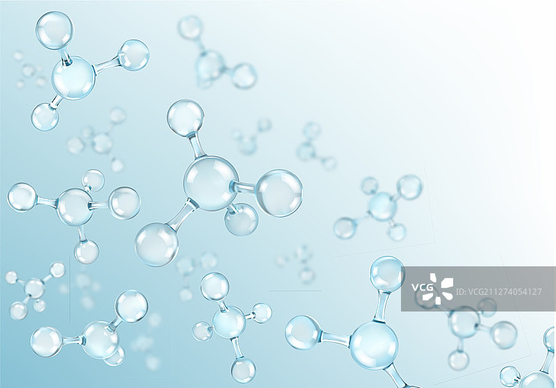 抽象分子设计原子分子图片素材