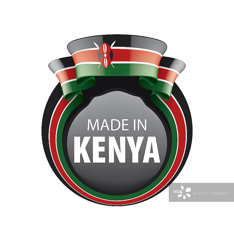 肯尼亚国旗上有白色图片素材