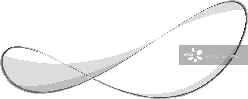 无限符号多条细黑线图片素材