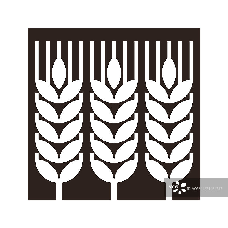 麦穗标志图片素材